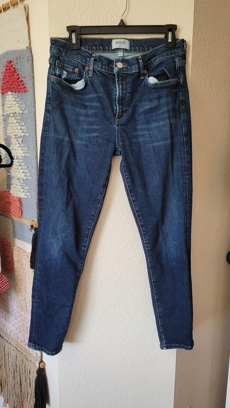 AGOLDE "SOPHIE" DENIM JEANS, SZ 28